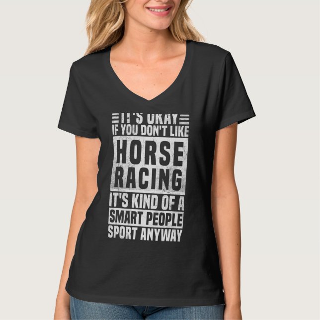 T-shirt Citation de course de cheval pour Cool Cheval Ra (Devant)