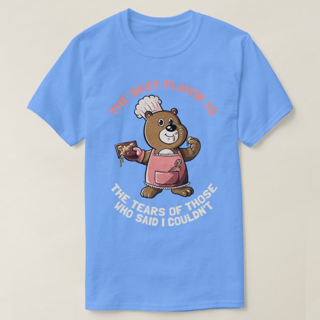 T-shirt Citation de Cuisine du chef Bear par Tobe Fonseca (Design devant)