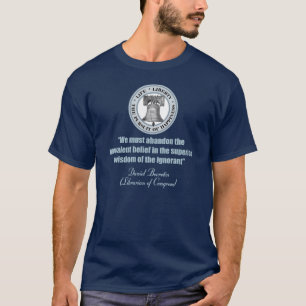 T-shirt Citation de Daniel Boorstin - sagesse de