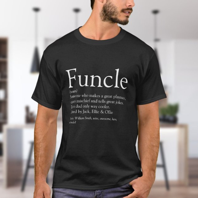 T-shirt Citation de définition de Funcle Uncle Funny (Créateur téléchargé)