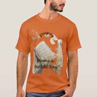T-shirt Citation de design de rêve esthétique vintage
