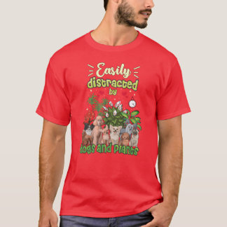 T-shirt Citation de dessin animé rétro pour amateur de chi