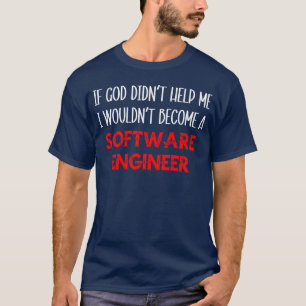 T-shirt Citation de développeur de logiciels chrétien fill
