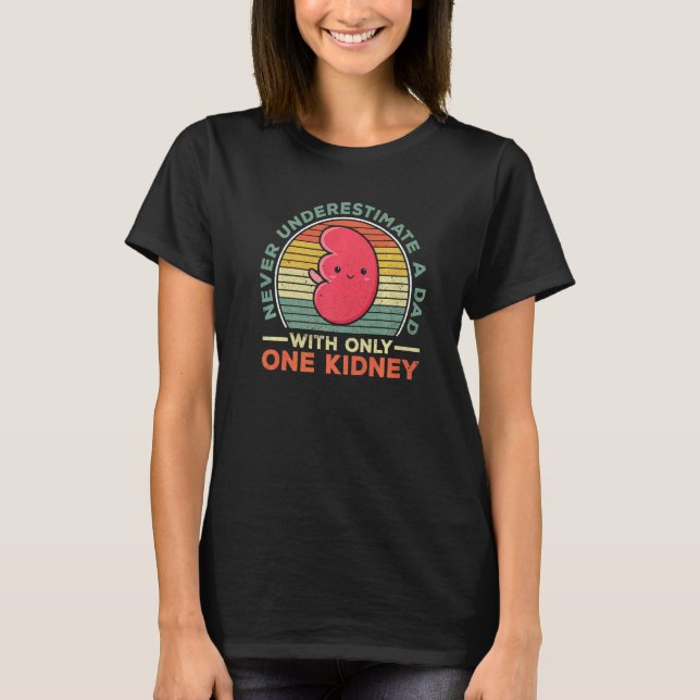 T-shirt Citation De Dons D'Organes Pour Un Donneur De Rein (Devant)
