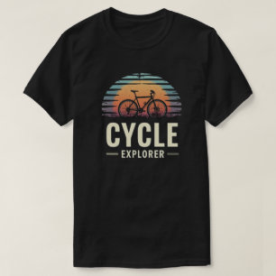 T-shirt Citation de durée du cycle d'aventure "explorateur