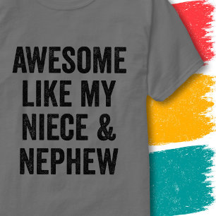 T-shirt Citation de Famille Drôle Incroyable Comme Ma Nièc