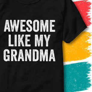 T-shirt Citation de famille drôle vintage génial comme ma 