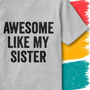 T-shirt Citation de Famille Drôle Vintage Génial Comme Ma 