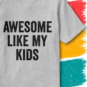 T-shirt Citation de Famille Drôle Vintage Génial Comme Mes