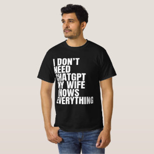 T-shirt Citation de femme drôle Chatgpt