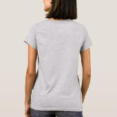T-shirt Citation de femme sans peur dans la typographie de (Dos)