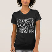 T-shirt Citation de femmes radicales sur les droits des fe (Devant)