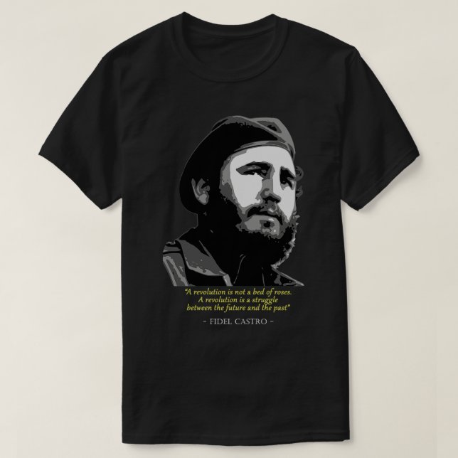 T-shirt Citation de Fidel Castro (Design devant)