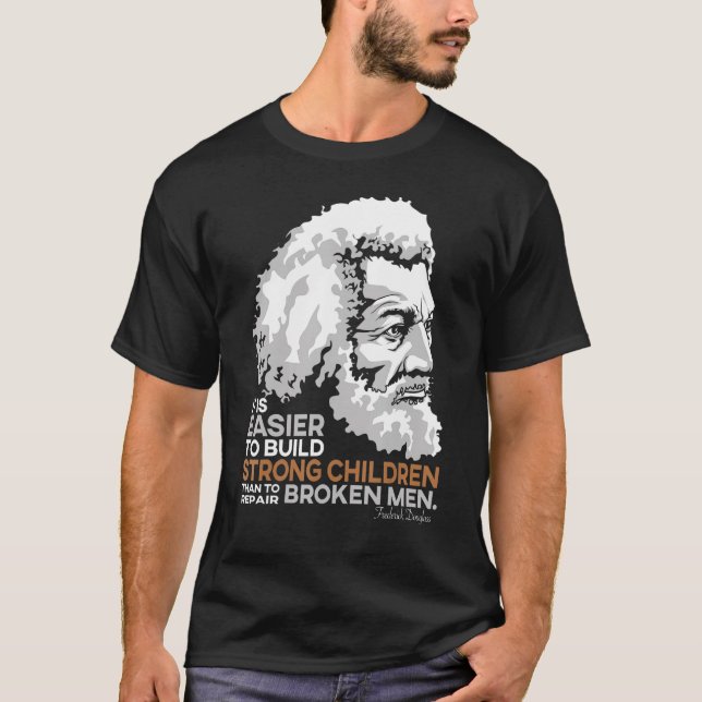 T-shirt Citation De Fierté Frederick Douglass Pour Histoir (Devant)