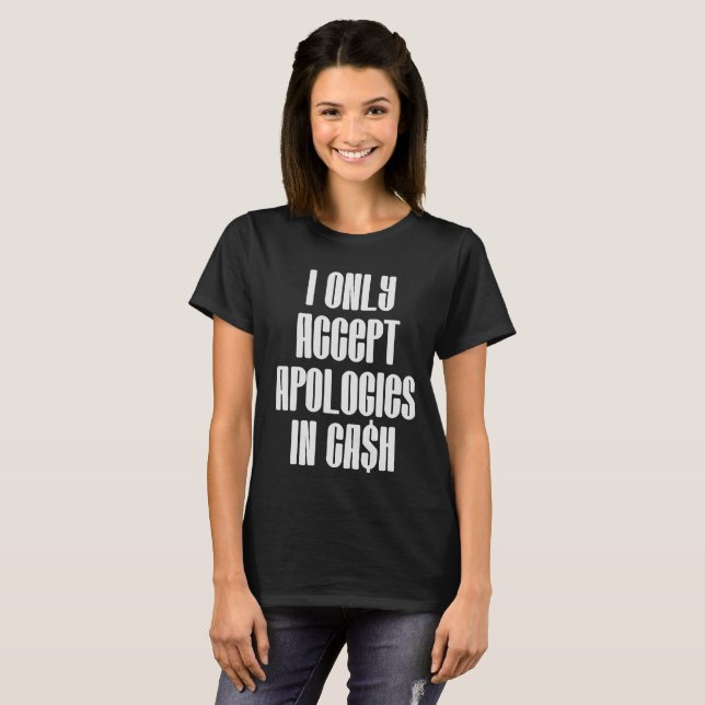 T-shirt Citation de fille Sassy (Devant entier)