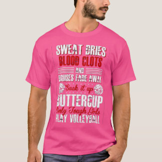 T-shirt Citation De Filles Volleyball Pour Joueurs D'Équip