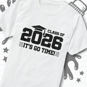 T-shirt Citation de fin d'études 2026 C'est parti Drôle