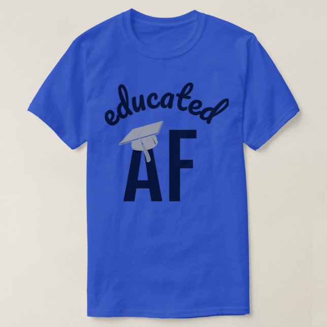 T-shirt Citation de fin d'études amusante de la AF instrui (Design devant)