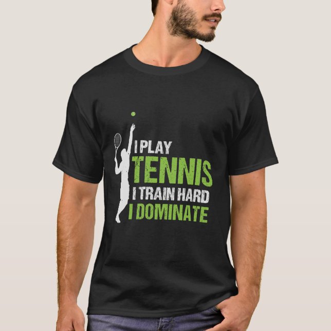 T-shirt Citation de formation de tennis (Devant)