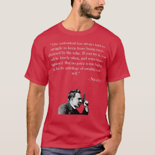 T-shirt Citation de Friedrich Nietzsche