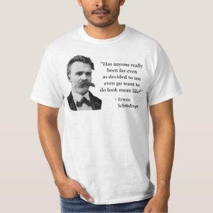 T-shirt Citation de Friedrich Nietzsche Troll