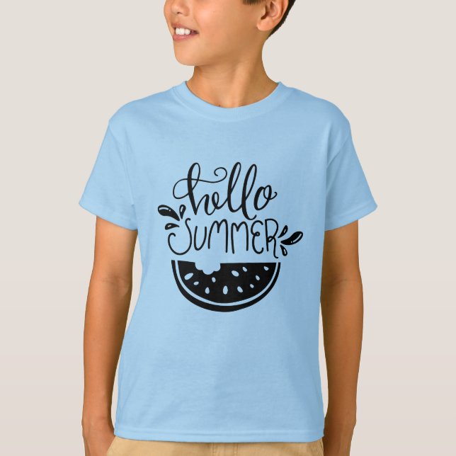 T-shirt Citation de fruits d'été (Devant)