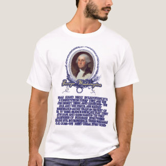 T-shirt Citation de George Washington sur des armes à feu