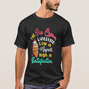 T-shirt Citation de glace amusante Citation d'amant de gla