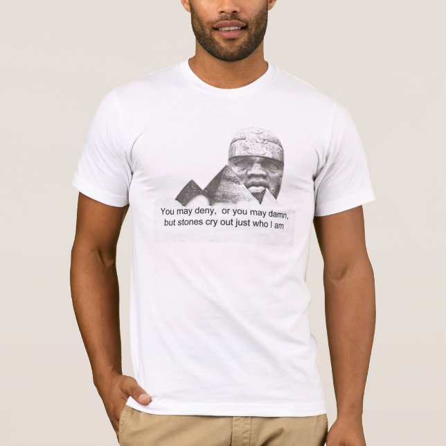 T-shirt Citation de grandeur afrocentrique (Devant)