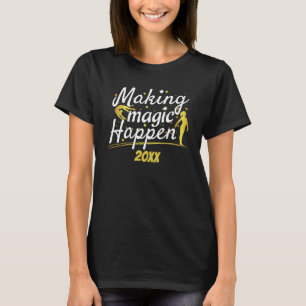 T-shirt Citation de gymnastique féminine qui fait que la m