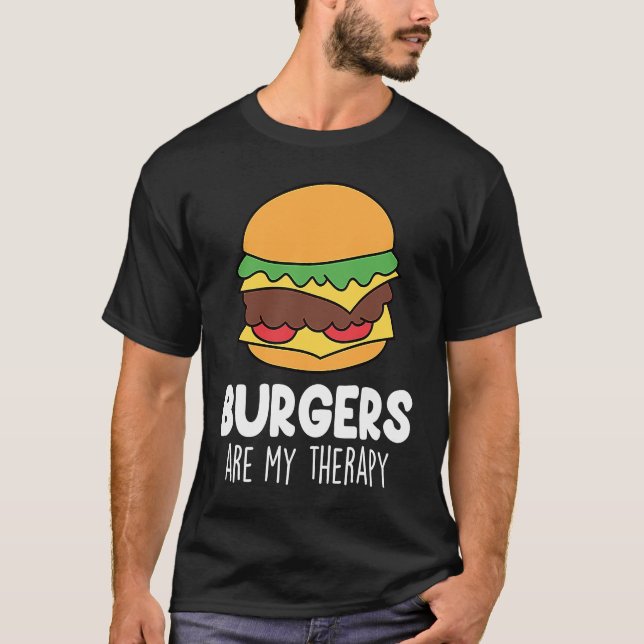 T-shirt Citation de hamburger amusant Hamburger Cheeseburg (Devant)