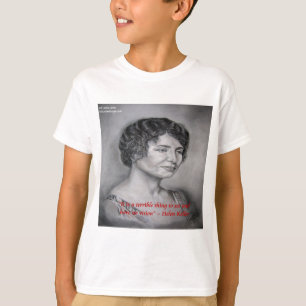 T-shirt Citation de Helen Keller sur la vision et la sages
