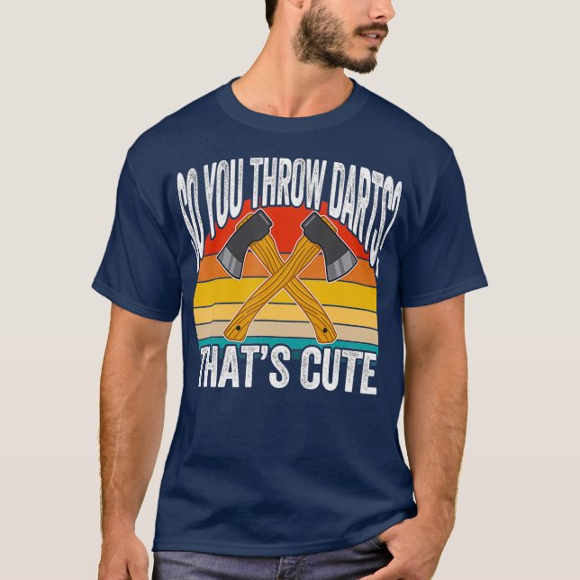 T-shirt Citation De Jeu De Jeu Ax - Donc Vous Jetez Des fl (Devant)