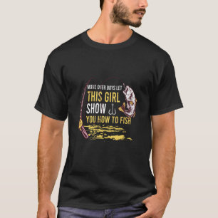 T-shirt Citation de jeu de mots Poussez-vous les garçons l
