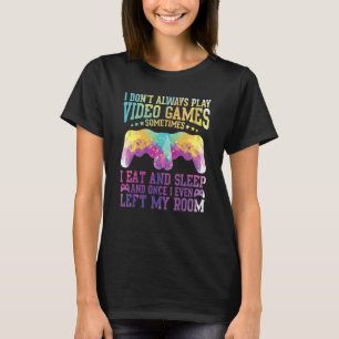T-shirt Citation de jeu vidéo Gamer Pun Conception de text