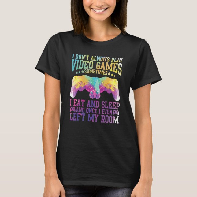 T-shirt Citation de jeu vidéo Gamer Pun Conception de text (Devant)
