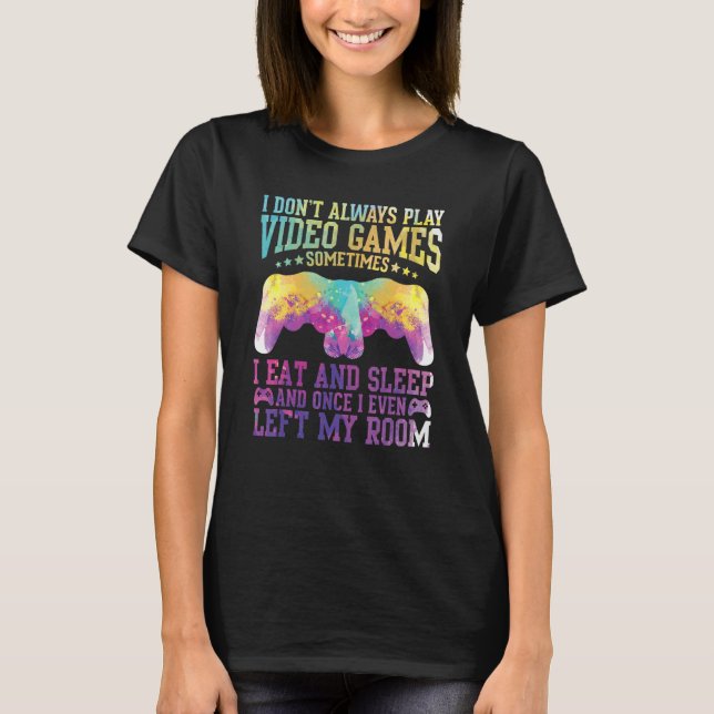 T-shirt Citation de jeu vidéo Gamer Pun Conception de text (Devant)