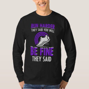 T-shirt Citation de jogging pour coureur en course 1