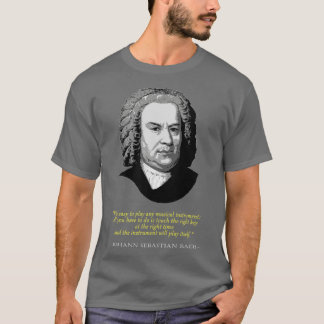 T-shirt Citation de Johann Sebastian Bach