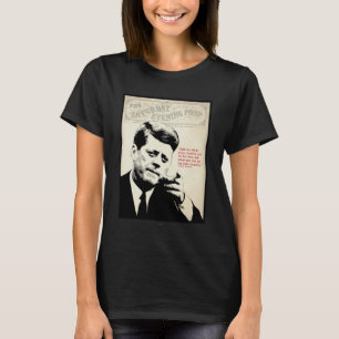 T-shirt Citation de John F. Kennedy
