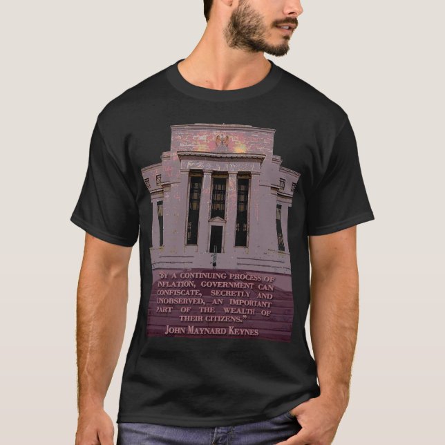 T-shirt Citation de John Maynard Keynes sur Federal (Devant)