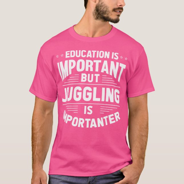 T-shirt Citation de jongleur  Jongleur (Devant)