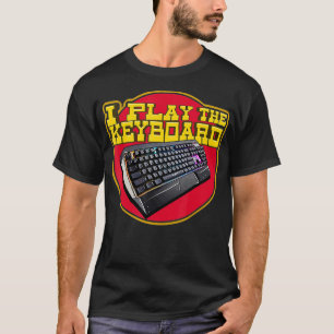 T-shirt Citation de joueur amusant de clavier de jeu d'ord