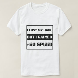 T-shirt Citation de joueur chauve drôle Perte de cheveux V
