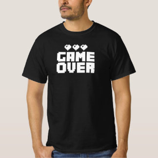 T-shirt Citation de joueur drôle Game Over