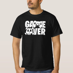 T-shirt Citation de joueur drôle Game Over