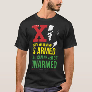 T-shirt Citation de jour Malcolm X