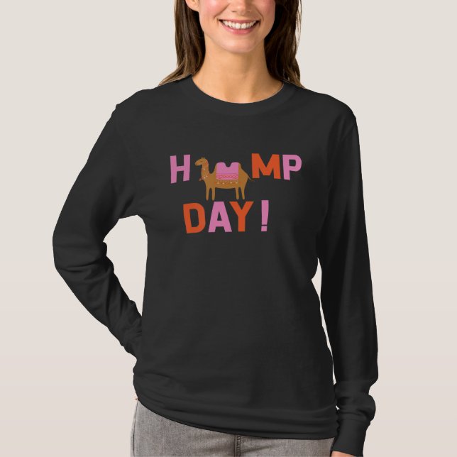 T-shirt Citation de jour mignonne Camel (Devant)