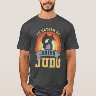 T-shirt Citation de judo vintage drôle