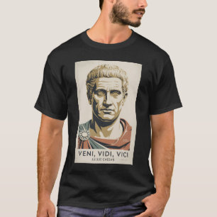 T-shirt Citation de Jules César Illustration de l'Empire R
